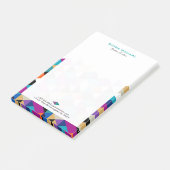 モダンカラフル三角形の幾何学的パターン ポストイット (アングル)