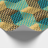 モダンカラフル八角形パターン ラッピングペーパー (角)