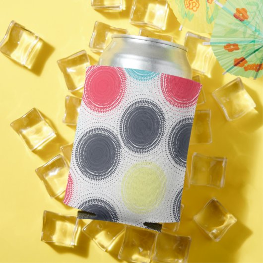 モダンカラフル円 缶クーラー (インサイチュ 夏)
