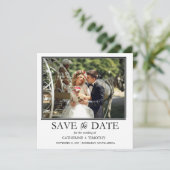 モダンカラフル写結婚真 セーブザデート (スタンド正面)