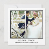 モダンカラフル写結婚真 セーブザデート (裏面)