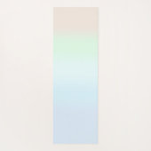 モダンカラフル勾配水彩虹 ヨガマット (裏面)