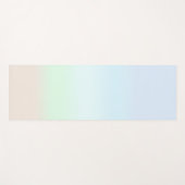 モダンカラフル勾配水彩虹 ヨガマット (正面(横))