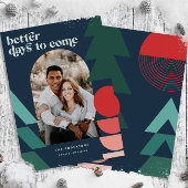 モダンカラフル幾何学的抽象芸術休日の写真 シーズンカード