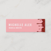 モダンカラフル店ベーカリーの名刺 スキニー名刺 (正面)