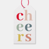 モダンカラフル応援 |パステルカラー ギフトタグ (正面)