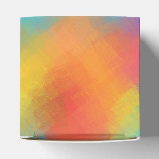 モダンカラフル抽象芸術エレガントテンプレート フェイバーボックス (上部)