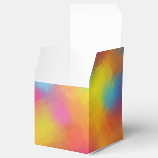 モダンカラフル抽象芸術エレガントテンプレート フェイバーボックス (オープン)