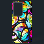 モダンカラフル抽象芸術ステンドグラスデザイン SAMSUNG GALAXY S21 ULTRAケース<br><div class="desc">ステンドグラスデザインパターンの画像。カッコいいモダンデザイン</div>