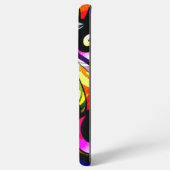 モダンカラフル抽象芸術ステンドグラスデザイン SAMSUNG GALAXYケース (裏面横)