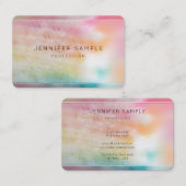 モダンカラフル抽象芸術トレンディーテンプレート 名刺 (正面/裏面)