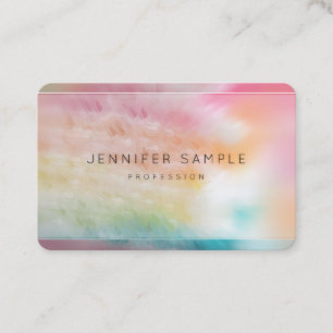 モダンカラフル抽象芸術トレンディーテンプレート 名刺