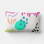 モダンカラフル抽象芸術パターン。 アウトドアクッション (裏面)