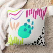 モダンカラフル抽象芸術パターン。 クッション (ブランケット)