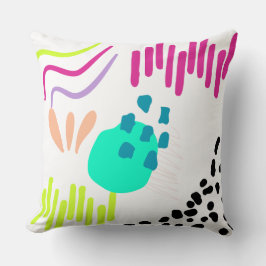 モダンカラフル抽象芸術パターン。 クッション