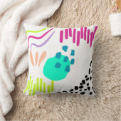 モダンカラフル抽象芸術パターン。 クッション (ブランケット)