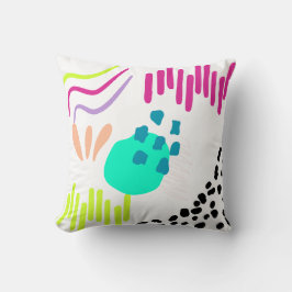 モダンカラフル抽象芸術パターン。 クッション