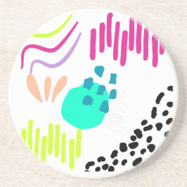 モダンカラフル抽象芸術パターン。 コースター