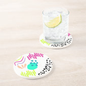 モダンカラフル抽象芸術パターン。 コースター (側面)