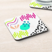 モダンカラフル抽象芸術パターン。 コースター (左側)