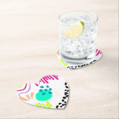 モダンカラフル抽象芸術パターン。 ペーパーコースター (インサイチュ)