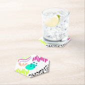 モダンカラフル抽象芸術パターン。 ペーパーコースター (インサイチュ)