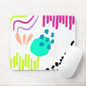 モダンカラフル抽象芸術パターン。 マウスパッド (マウス)