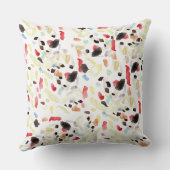 モダンカラフル抽象芸術フルプリント枕 クッション (裏面)