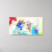 モダンカラフル抽象芸術 キャンバスプリント (正面)