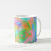 モダンカラフル抽象芸術 コーヒーマグカップ (正面右)