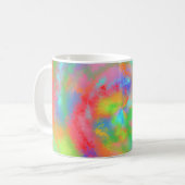 モダンカラフル抽象芸術 コーヒーマグカップ (正面左)