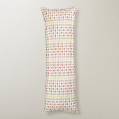 モダンカラフル抽象芸術 ボディピロー (裏面 (縦))