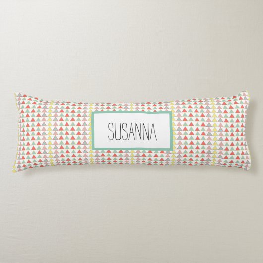 モダンカラフル抽象芸術 ボディピロー (正面)