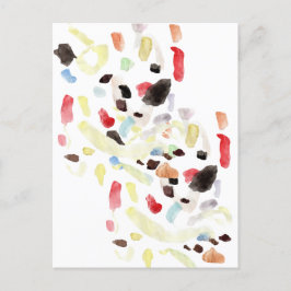 モダンカラフル抽象芸術 ポストカード