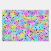 モダンカラフル抽象芸術 ラッピングペーパーシート (正面2)