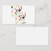 モダンカラフル抽象芸術 名刺 (正面/裏面)