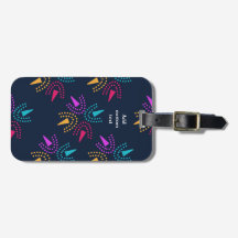 モダンカラフル星 – ネイビーブルー