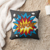 モダンカラフル漫画本KAPOWアポップ・アートのート クッション (ブランケット)
