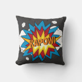 モダンカラフル漫画本KAPOWアポップ・アートのート クッション (正面)
