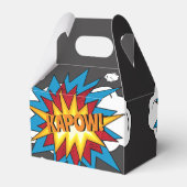 モダンカラフル漫画本KAPOWアポップ・アートのート フェイバーボックス (裏面サイド)