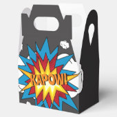 モダンカラフル漫画本KAPOWアポップ・アートのート フェイバーボックス (オープン)