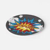 モダンカラフル漫画本KAPOWアポップ・アートのート ペーパープレート (アングル)