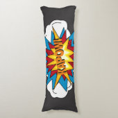 モダンカラフル漫画本KAPOWアポップ・アートのート ボディピロー (正面縦)