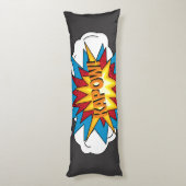 モダンカラフル漫画本KAPOWアポップ・アートのート ボディピロー (裏面 (縦))