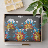 モダンカラフル漫画本KAPOWアポップ・アートのート 薄葉紙 (ギフト)