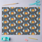 モダンカラフル漫画本KAPOWアポップ・アートのート 薄葉紙 (クラフト)