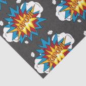 モダンカラフル漫画本KAPOWアポップ・アートのート 薄葉紙 (詳細)