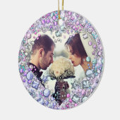 モダンカラフル珠心形 セラミックオーナメント (左)