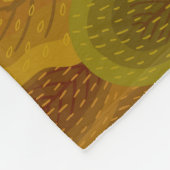 モダンカラフル秋 フリースブランケット (角)