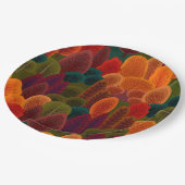 モダンカラフル秋 ペーパープレート (アングル)